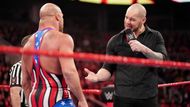 Kurt Angle's final WWE opponent is Baron Corbin